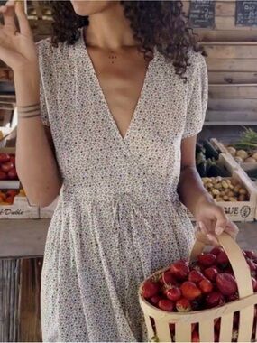 Christy Dawn “Dawn dress” strawberry cream